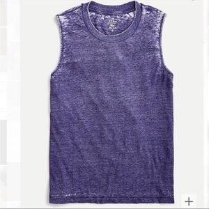 J. Crew Made-in-LA Burnout Tank XXS
